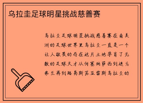 乌拉圭足球明星挑战慈善赛